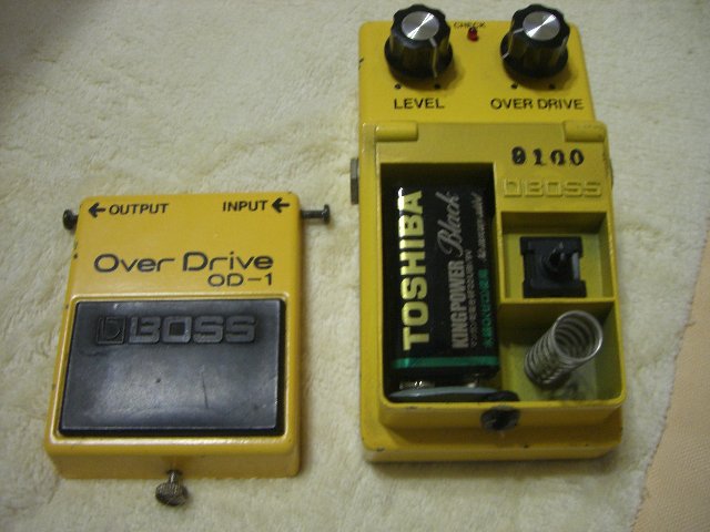 BOSS OD-1 銀ネジ JRC4558D 届きました: Blues-Boy